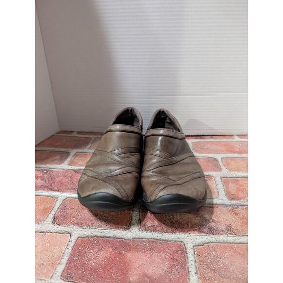 MERRELL Encore Eclipse 2 SIZE 8 Coffee Bean Leather Slip-On Loafers Sizes Womens - Picture 3 of 8